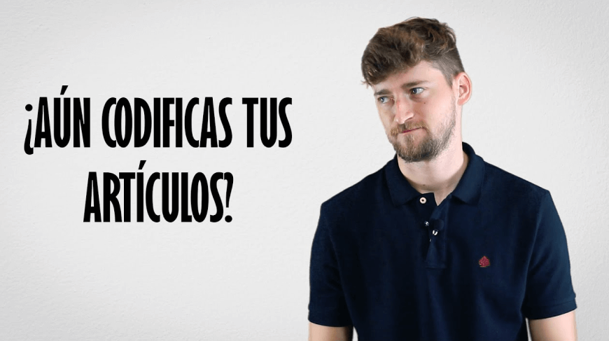 Vídeo explicativo de codificación de artículos
