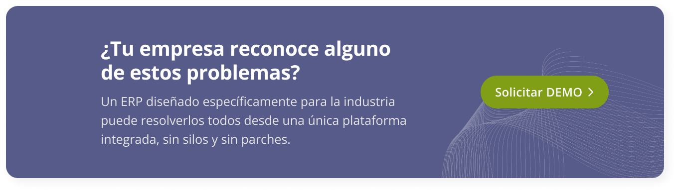 Te ayudamos con tus problemas de gestión industrial