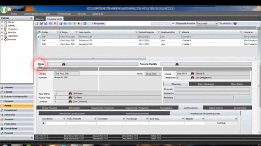 Vídeo explicativo para el erp de proyectos e ingenierías