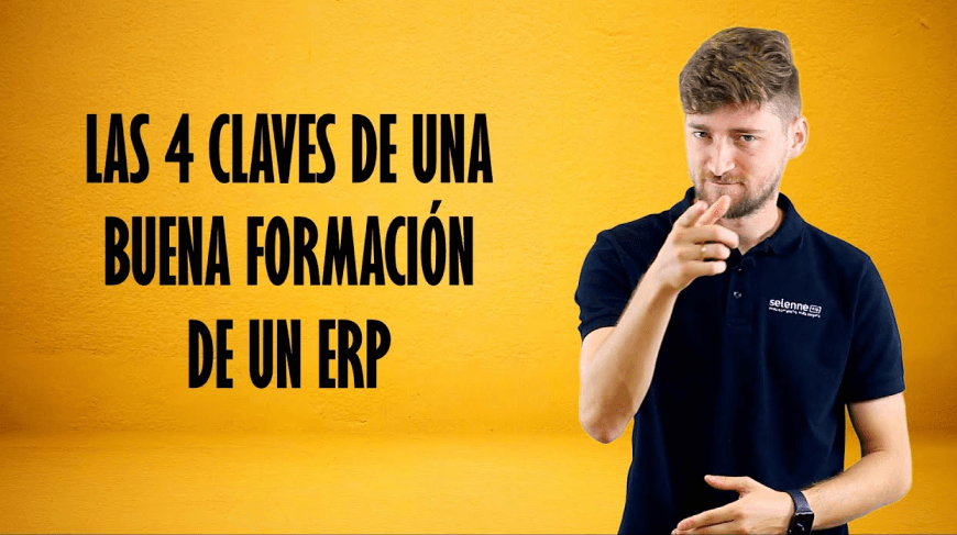 Video explicativo sobre las 4 claves de una buena formación de un erp