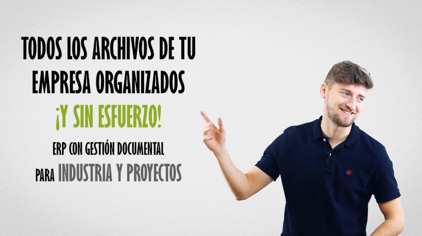 Vídeo explicativo de los archivos de tu empresa organizados para industrias y proyectos